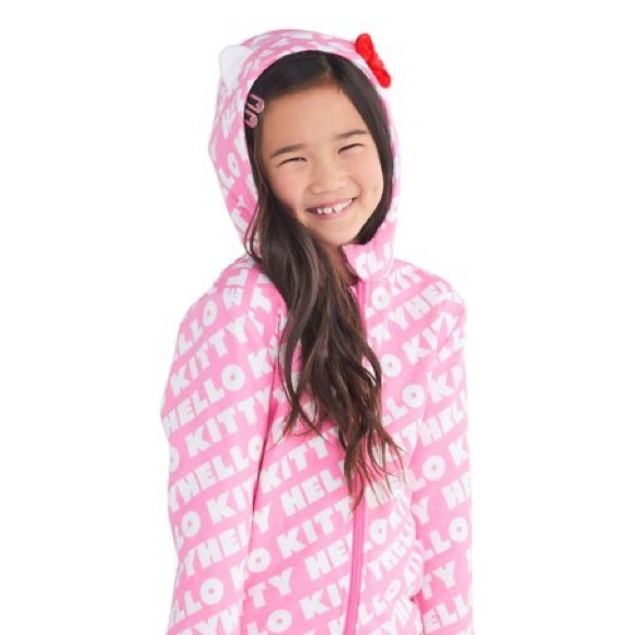 Cubcoats | Hello Kitty Plush Toy Zip Hoodie - Girls - Picture 3 of 6